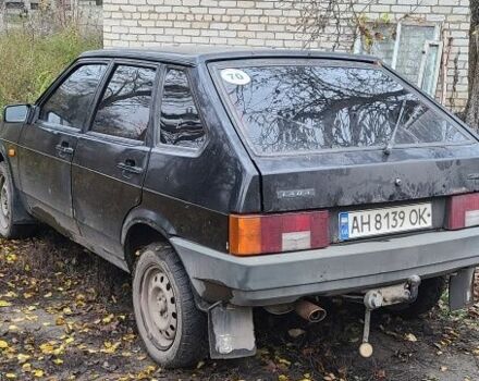 Черный ВАЗ 2109, объемом двигателя 1.3 л и пробегом 150 тыс. км за 476 $, фото 1 на Automoto.ua