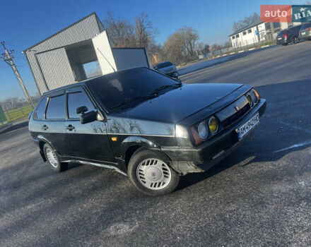 Черный ВАЗ 2109, объемом двигателя 1.5 л и пробегом 200 тыс. км за 1750 $, фото 1 на Automoto.ua