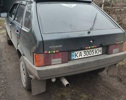 Черный ВАЗ 2109, объемом двигателя 1.5 л и пробегом 380 тыс. км за 1300 $, фото 1 на Automoto.ua
