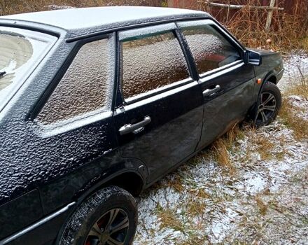 Черный ВАЗ 2109, объемом двигателя 1.4 л и пробегом 88 тыс. км за 1300 $, фото 2 на Automoto.ua
