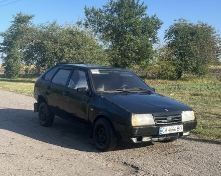 Черный ВАЗ 2109, объемом двигателя 1.5 л и пробегом 100 тыс. км за 650 $, фото 1 на Automoto.ua