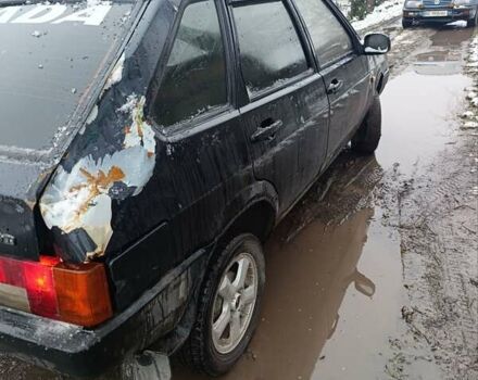 Черный ВАЗ 2109, объемом двигателя 1.46 л и пробегом 150 тыс. км за 600 $, фото 3 на Automoto.ua