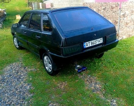 Черный ВАЗ 2109, объемом двигателя 1.5 л и пробегом 140 тыс. км за 750 $, фото 1 на Automoto.ua