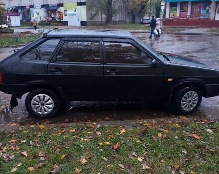 Черный ВАЗ 2109, объемом двигателя 1.6 л и пробегом 340 тыс. км за 1750 $, фото 3 на Automoto.ua