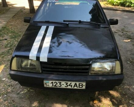 Черный ВАЗ 2109, объемом двигателя 1.5 л и пробегом 35 тыс. км за 696 $, фото 1 на Automoto.ua