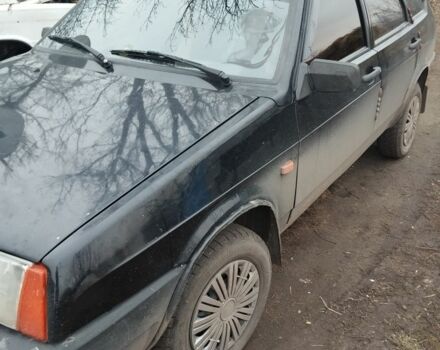 Черный ВАЗ 2109, объемом двигателя 1.5 л и пробегом 380 тыс. км за 1300 $, фото 4 на Automoto.ua