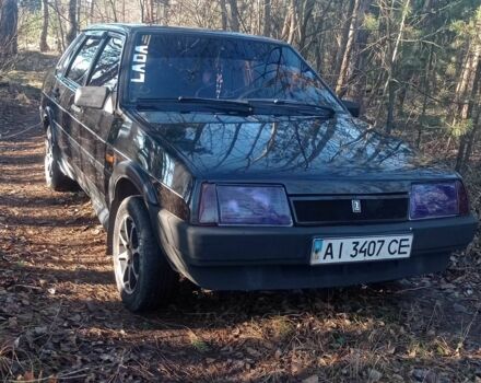 Черный ВАЗ 2109, объемом двигателя 1.6 л и пробегом 152 тыс. км за 1544 $, фото 1 на Automoto.ua