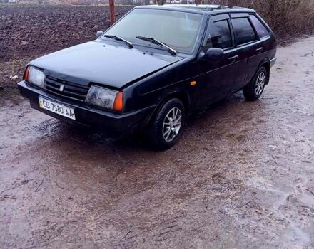 Черный ВАЗ 2109, объемом двигателя 1.5 л и пробегом 300 тыс. км за 450 $, фото 1 на Automoto.ua