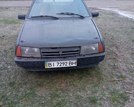 Черный ВАЗ 2109, объемом двигателя 1 л и пробегом 222 тыс. км за 350 $, фото 1 на Automoto.ua
