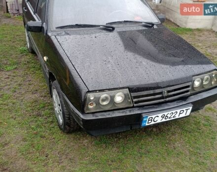 Черный ВАЗ 2109, объемом двигателя 1.5 л и пробегом 74 тыс. км за 950 $, фото 1 на Automoto.ua