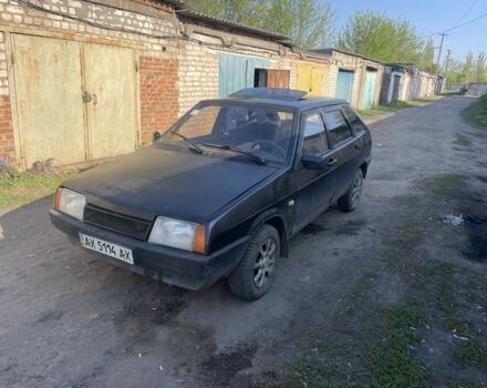 Черный ВАЗ 2109, объемом двигателя 1.5 л и пробегом 150 тыс. км за 500 $, фото 1 на Automoto.ua