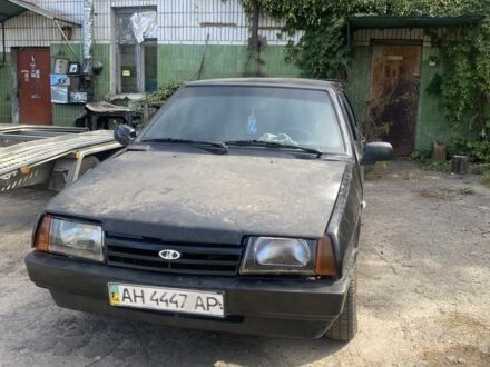 Черный ВАЗ 2109, объемом двигателя 1.5 л и пробегом 106 тыс. км за 900 $, фото 1 на Automoto.ua