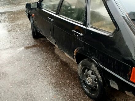 Черный ВАЗ 2109, объемом двигателя 1.5 л и пробегом 123 тыс. км за 600 $, фото 1 на Automoto.ua