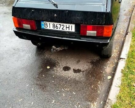 Черный ВАЗ 2109, объемом двигателя 1.5 л и пробегом 123 тыс. км за 600 $, фото 1 на Automoto.ua