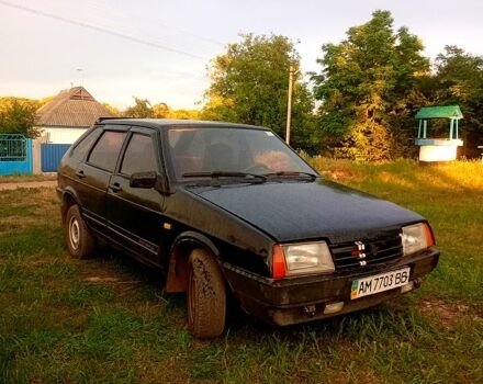 Черный ВАЗ 2109, объемом двигателя 1.5 л и пробегом 258 тыс. км за 700 $, фото 1 на Automoto.ua