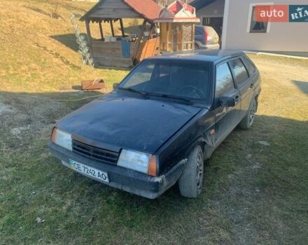Черный ВАЗ 2109, объемом двигателя 1.45 л и пробегом 200 тыс. км за 750 $, фото 1 на Automoto.ua