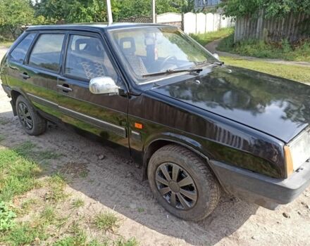 Черный ВАЗ 2109, объемом двигателя 1.3 л и пробегом 250 тыс. км за 748 $, фото 1 на Automoto.ua