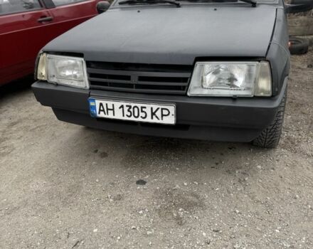 Черный ВАЗ 2109, объемом двигателя 1.5 л и пробегом 200 тыс. км за 900 $, фото 1 на Automoto.ua
