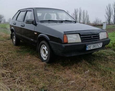 Черный ВАЗ 2109, объемом двигателя 1.5 л и пробегом 175 тыс. км за 1300 $, фото 1 на Automoto.ua