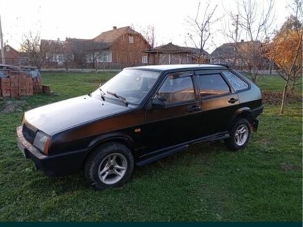 Черный ВАЗ 2109, объемом двигателя 1.5 л и пробегом 280 тыс. км за 650 $, фото 1 на Automoto.ua