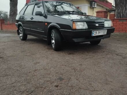 Черный ВАЗ 2109, объемом двигателя 1.5 л и пробегом 212 тыс. км за 1300 $, фото 1 на Automoto.ua