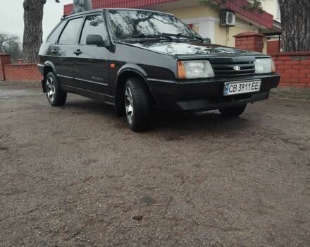 Черный ВАЗ 2109, объемом двигателя 1.5 л и пробегом 212 тыс. км за 1300 $, фото 1 на Automoto.ua