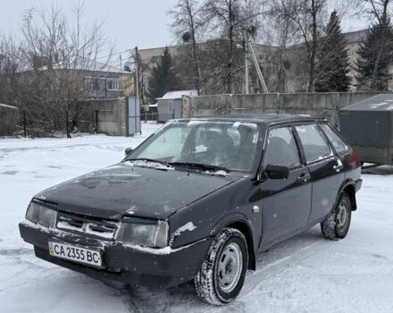 Черный ВАЗ 2109, объемом двигателя 1.5 л и пробегом 220 тыс. км за 1200 $, фото 1 на Automoto.ua