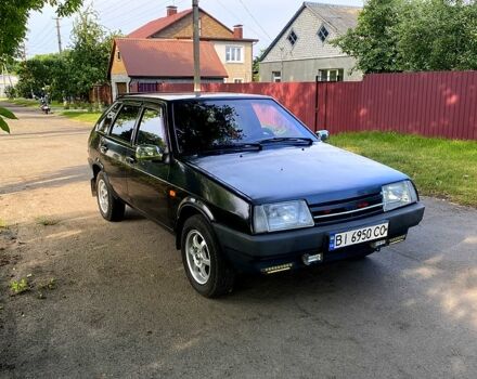 Черный ВАЗ 2109, объемом двигателя 1.6 л и пробегом 170 тыс. км за 2500 $, фото 1 на Automoto.ua