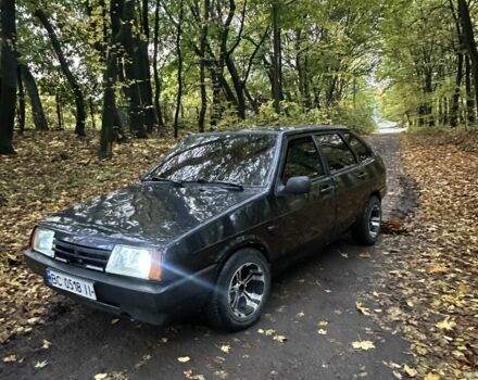 Черный ВАЗ 2109, объемом двигателя 1.6 л и пробегом 340 тыс. км за 800 $, фото 1 на Automoto.ua