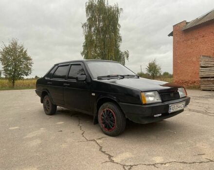 Черный ВАЗ 2109, объемом двигателя 1.6 л и пробегом 230 тыс. км за 1750 $, фото 1 на Automoto.ua