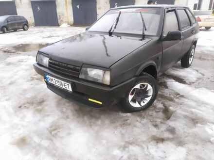 Черный ВАЗ 2109, объемом двигателя 1.6 л и пробегом 102 тыс. км за 1750 $, фото 1 на Automoto.ua