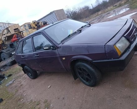 Фиолетовый ВАЗ 2109, объемом двигателя 1.5 л и пробегом 230 тыс. км за 300 $, фото 1 на Automoto.ua