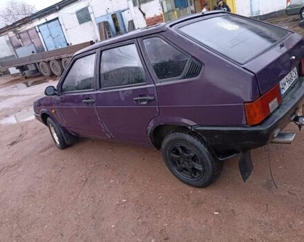 Фиолетовый ВАЗ 2109, объемом двигателя 1.5 л и пробегом 230 тыс. км за 300 $, фото 2 на Automoto.ua