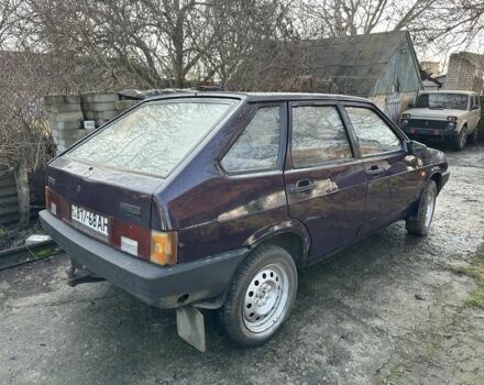 Фиолетовый ВАЗ 2109, объемом двигателя 1.5 л и пробегом 100 тыс. км за 700 $, фото 2 на Automoto.ua