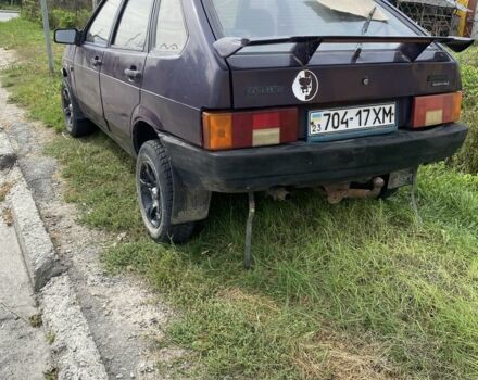 Фиолетовый ВАЗ 2109, объемом двигателя 1.5 л и пробегом 49 тыс. км за 519 $, фото 3 на Automoto.ua