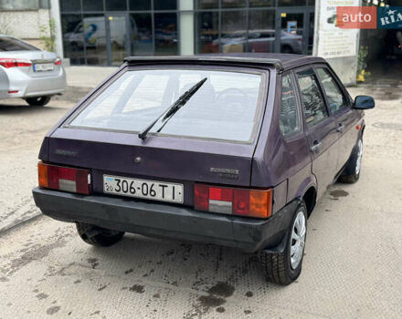 Фиолетовый ВАЗ 2109, объемом двигателя 1.5 л и пробегом 222 тыс. км за 750 $, фото 4 на Automoto.ua