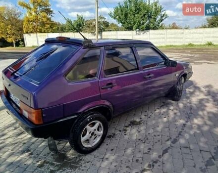 Фиолетовый ВАЗ 2109, объемом двигателя 1.5 л и пробегом 217 тыс. км за 1300 $, фото 2 на Automoto.ua