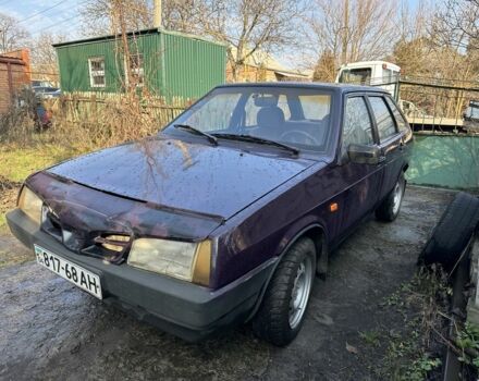 Фиолетовый ВАЗ 2109, объемом двигателя 1.5 л и пробегом 100 тыс. км за 700 $, фото 1 на Automoto.ua