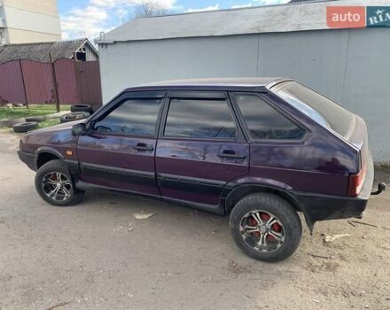 Фіолетовий ВАЗ 2109, об'ємом двигуна 1.5 л та пробігом 116 тис. км за 1600 $, фото 1 на Automoto.ua