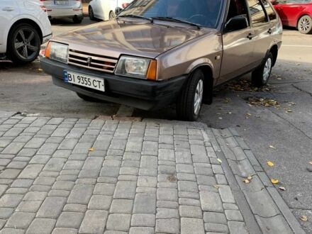 Коричневый ВАЗ 2109, объемом двигателя 1.5 л и пробегом 200 тыс. км за 1350 $, фото 1 на Automoto.ua