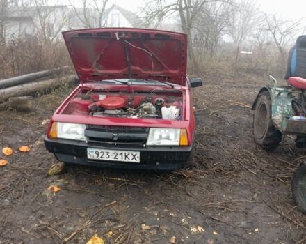 Красный ВАЗ 2109, объемом двигателя 1.5 л и пробегом 370 тыс. км за 404 $, фото 4 на Automoto.ua