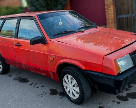 Красный ВАЗ 2109, объемом двигателя 1.3 л и пробегом 200 тыс. км за 480 $, фото 1 на Automoto.ua