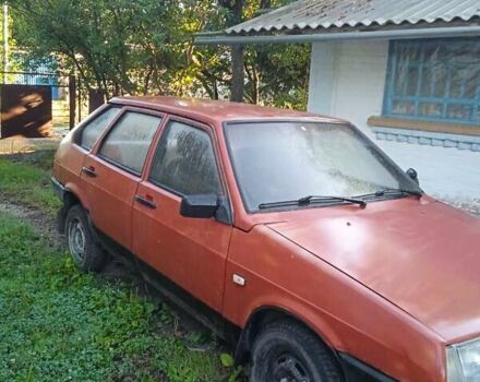 Красный ВАЗ 2109, объемом двигателя 1.3 л и пробегом 120 тыс. км за 847 $, фото 1 на Automoto.ua