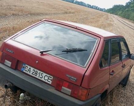 Красный ВАЗ 2109, объемом двигателя 1.3 л и пробегом 48 тыс. км за 2000 $, фото 2 на Automoto.ua