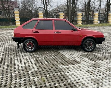 Красный ВАЗ 2109, объемом двигателя 1.3 л и пробегом 93 тыс. км за 1250 $, фото 4 на Automoto.ua