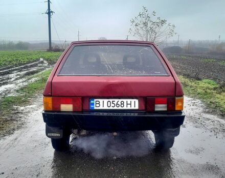 Красный ВАЗ 2109, объемом двигателя 1.3 л и пробегом 200 тыс. км за 750 $, фото 4 на Automoto.ua