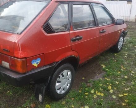 Красный ВАЗ 2109, объемом двигателя 1.3 л и пробегом 2 тыс. км за 523 $, фото 3 на Automoto.ua