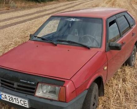 Красный ВАЗ 2109, объемом двигателя 1.3 л и пробегом 48 тыс. км за 2000 $, фото 1 на Automoto.ua