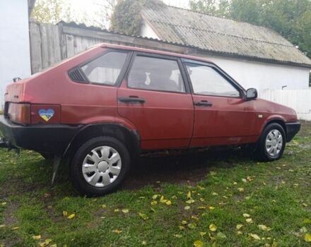 Красный ВАЗ 2109, объемом двигателя 1.3 л и пробегом 2 тыс. км за 523 $, фото 2 на Automoto.ua