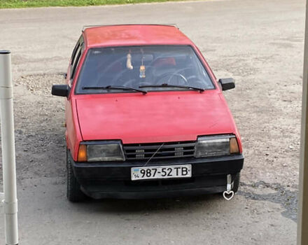 Красный ВАЗ 2109, объемом двигателя 1.3 л и пробегом 200 тыс. км за 1100 $, фото 1 на Automoto.ua